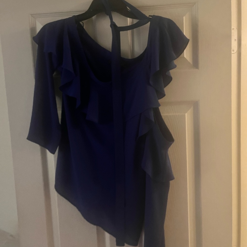 Royal blue bcbgmaxazria top